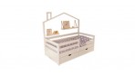 Кровать «Домик 17» 90x190 см